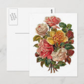 Bloemen Briefkaart (Voorkant / Achterkant)