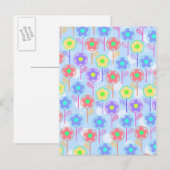 Bloemen Briefkaart (Voorkant / Achterkant)