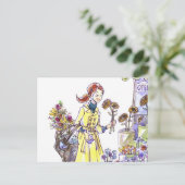 Bloemen Briefkaart (Staand voorkant)