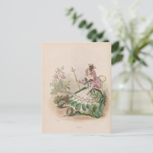 Bloemen Briefkaart (Staand voorkant)