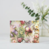 bloemen briefkaart (Staand voorkant)