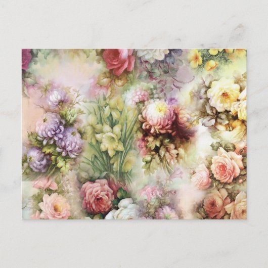 bloemen briefkaart (Voorkant)
