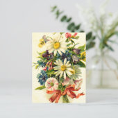bloemen briefkaart (Staand voorkant)