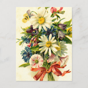 bloemen briefkaart