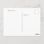 Bloemen briefkaart bruiloft dank u (Achterkant)