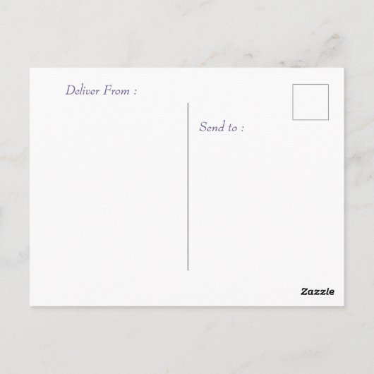 Bloemen briefkaart bruiloft dank u (Achterkant)