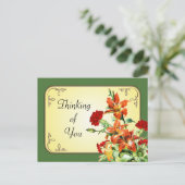  bloemen briefkaarten (Staand voorkant)