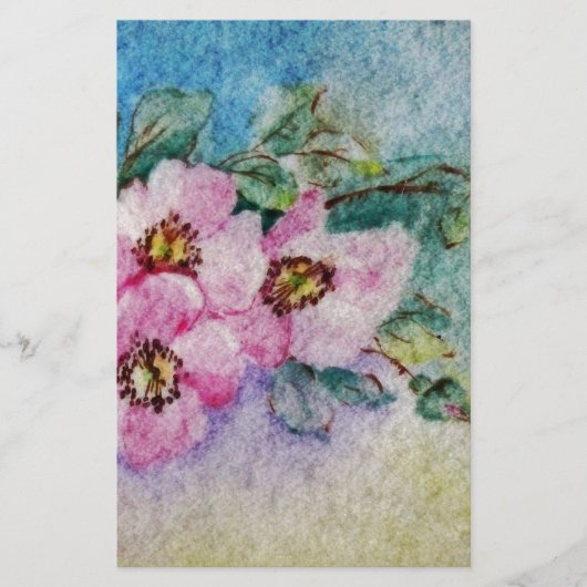 Bloemen Briefpapier (Voorkant)