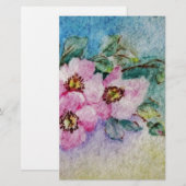 Bloemen Briefpapier (Voorkant / Achterkant)