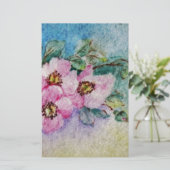 Bloemen Briefpapier (Staand voorkant)