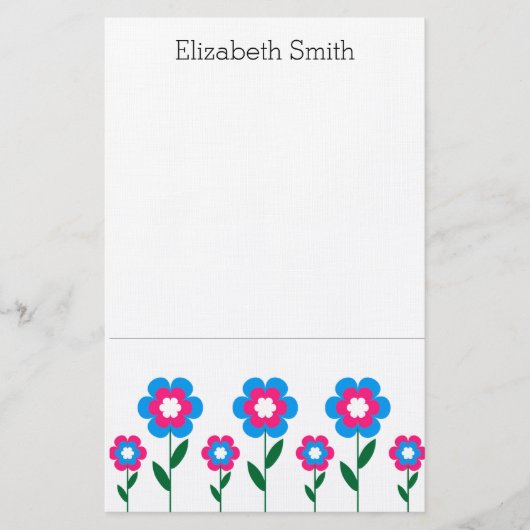 Bloemen Briefpapier (Voorkant)