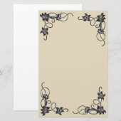 BLOEMEN BRIEFPAPIER (Voorkant / Achterkant)