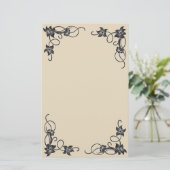 BLOEMEN BRIEFPAPIER (Staand voorkant)