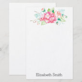Bloemen Briefpapier (Voorkant / Achterkant)