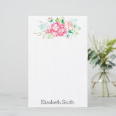 Bloemen Briefpapier (Staand voorkant)
