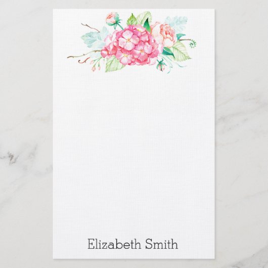 Bloemen Briefpapier (Voorkant)