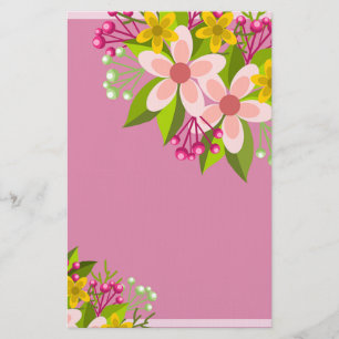 Bloemen Briefpapier