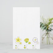 Bloemen Briefpapier (Staand voorkant)