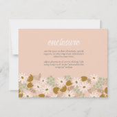  Bloemen Bruids Douche Uitnodiging Insert (Voorkant)