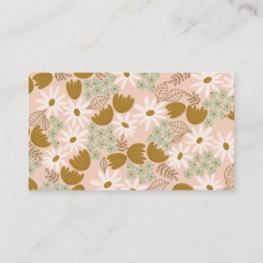  Bloemen Bruids Douche Uitnodiging Insert (Achterkant)