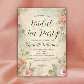  Bloemen Bruids Tea Party Douche Kaart