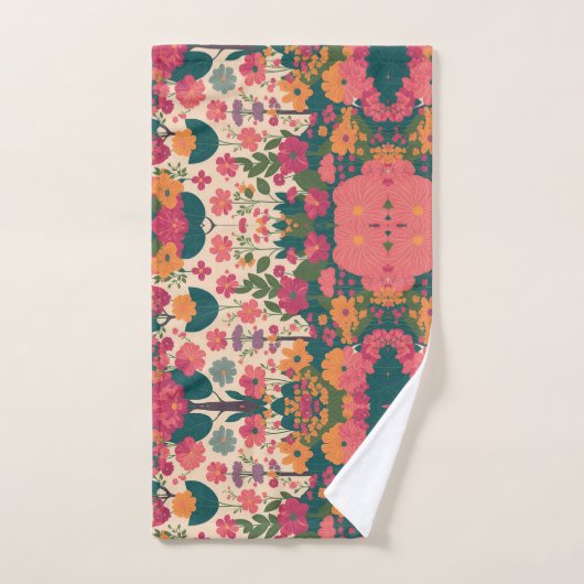 Bloemen bruidsmeisje functionele geschenk handdoek (Handdoek)