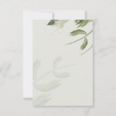 Bloemen bruiloft belangrijkste uitnodiging (Achterkant)