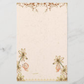  bloemen bruiloft briefpapier (Voorkant)