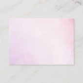 Bloemen bruiloft details kleine behuizing Kaart (Achterkant)