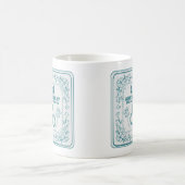 Bloemen bruiloft Jubileum  jaar Koffiemok (Center)