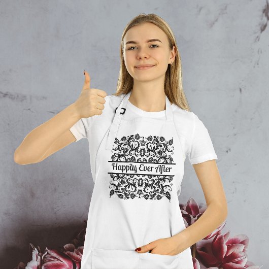 Bloemen bruiloft/Jubileum Schort elke kleur