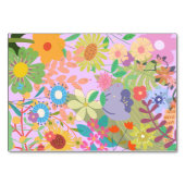 Bloemen Bruiloft Kaart (Achterkant)