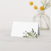 Bloemen bruiloft lente plaats kaarten plaatskaartje (Achterkant)
