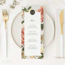 Bloemen Bruiloft Menu