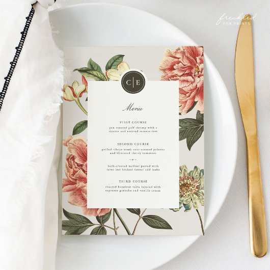  Bloemen Bruiloft Menu