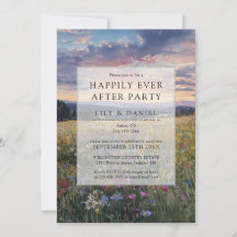 Bloemen Bruiloft met Wilde Bloemen 'Happily Ever A