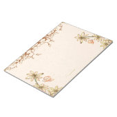  bloemen bruiloft notitieblok (Schuin)