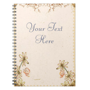 bloemen bruiloft notitieboek