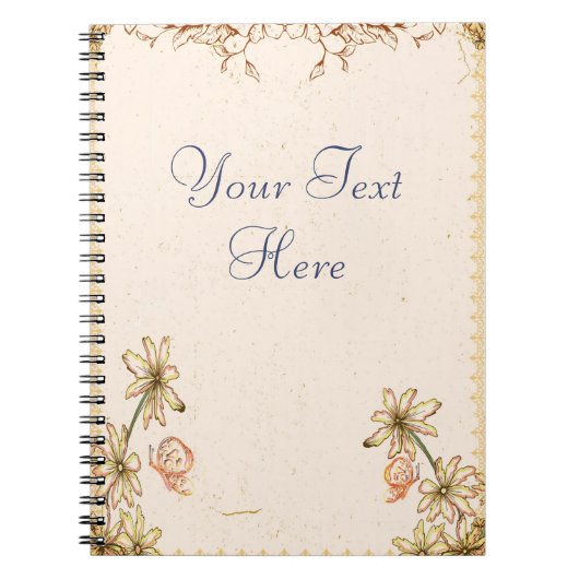 bloemen bruiloft notitieboek (Voorkant)