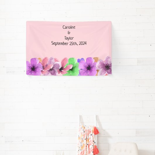 Bloemen bruiloft partij Banner (Insitu)