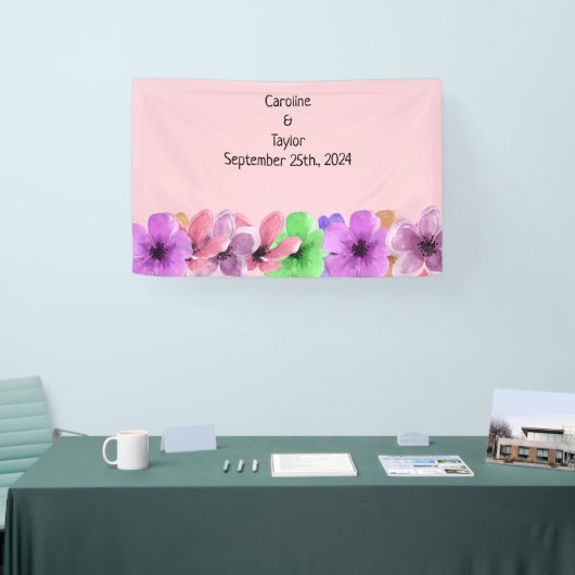Bloemen bruiloft partij Banner (Beurs)