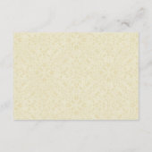 Bloemen bruiloft receptie roze rozen  informatiekaartje (Achterkant)