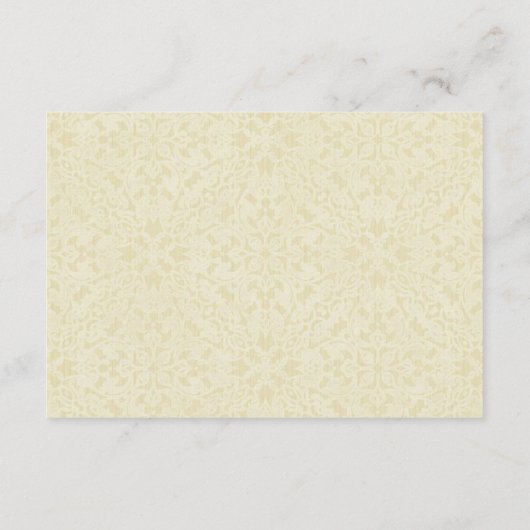 Bloemen bruiloft receptie roze rozen  informatiekaartje (Achterkant)