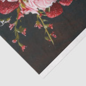 Bloemen Bruiloft Taart Art Bakkerij Decoupage Tissuepapier (Detail)