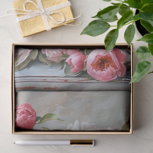  Bloemen Bruiloft Taart Voedsel Bakkerij Decoupage Tissuepapier (Geschenk)