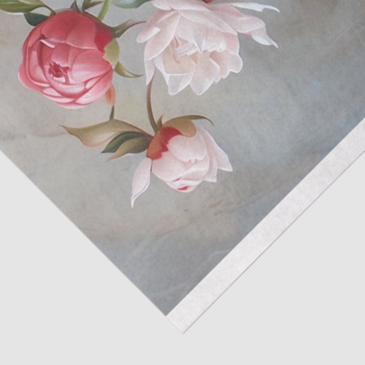 Bloemen Bruiloft Taart Voedsel Bakkerij Decoupage Tissuepapier (Detail)