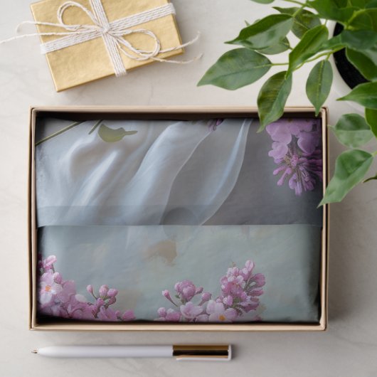 Bloemen Bruiloft Taart Voedsel Bakkerij Decoupage Tissuepapier (Geschenk)