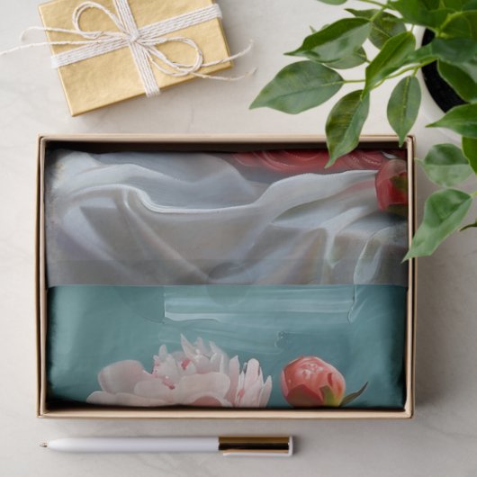 Bloemen Bruiloft Taart Voedsel Bakkerij Decoupage Tissuepapier (Geschenk)