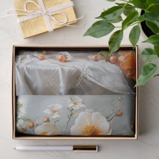  Bloemen Bruiloft Taart Voedsel Bakkerij Decoupage Tissuepapier (Geschenk)