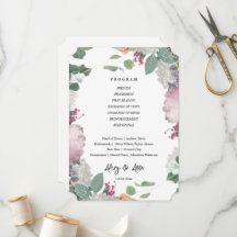 Bloemen bruiloft thema
